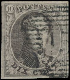 N° 3/5, timbres avec filgrane avec cadre, oblitération P.13, P.73 et P.45, tb (COB 750 €)