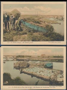 Vlas industrie, reeks van uitg. Van de Kerckhove (24 stuks)