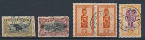 1915/1960, collection of hundreds of mainly cancelled stamps, mostly after 1945, to be examined for cancellations, shades, etc., vf/f