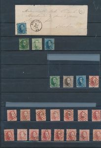 N° 13/16, 23 ex., gemengde kwaliteit, kleuren, eentje met gebrekkige druk, voor de specialist, zm/m