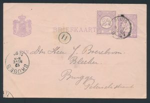 1890 Carte postale 