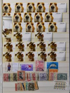 Collection Madère, classeur Portugal et territoires et album Yvert Espagne et Grèce, tb/b/à voir