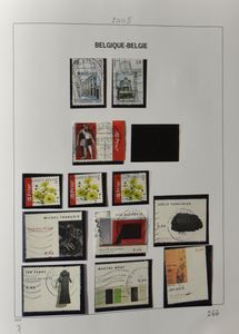 1849/2005 Restantverzameling in 3 Davo albums, m/ntz
