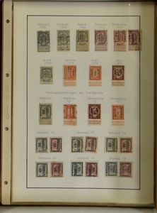 1885/1983 Samenstelling op bladen, 546 zegels, zm/m/ntz
