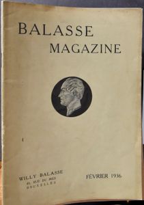 Balasse magazines tussen n° 1 en 289 (n° 1, 21, 33, 35, 37, 38, 39, 40‑72, 74, 76, 77‑85, 87‑90, 92‑96, 98‑101, 103, 106, 115, 144, 170, 172, 184, 185, 197, 199, 202‑289), totaal: 162 stuks; Willy Balasse; Willy Balasse; gedrukt; geniet; Frans; zachte kaft; in goede staat