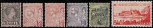 1885/1940 Verzameling op grote albumbladen, met diverse betere zegels w.o. Yv. N° 8, 21, 21a, 34/42, 46, 185/94, zm/m (Yv. ca. €4.000)