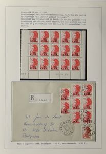 1877/1999 Verzameling speciale uitgiften, FDC's in Davo album, w.o. 1950 FDC Rode Kruis, zm/m