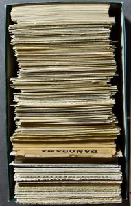 Diverse plaatsen en zichten, enkele carnet W.O. I, voornamelijk België, w.o. zeer veel W.O. I (+/-800 stuks)