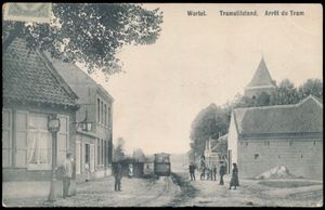 Wortel, tramstilstand in dorp, prachtzicht (1 stuk)