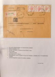 Uitgebreide verzameling moderne periode per postcode van A-Z in 30 ringklasseurs, zm