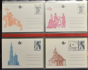 1971/2011 Enkele verzamelingen BK + HK in 4 Davo albums (HK 1991-2018), zm