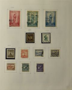 1876/1980 Verzameling in album en map, diverse items w.o. poststukken, zm/m/ntz