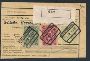 1924, Fragment verzending Verviers-Central, zm