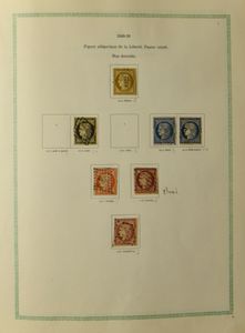 1849/1961 Verzameling in Yvert album vanaf 1° emissie met diverse betere zegels w.o. Caisse d'Amortissement, traversée, Beroemde Mannen reeksen, zm/m/ntz