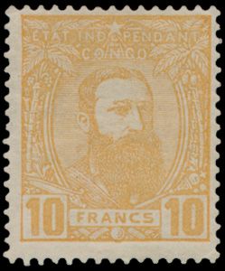 N° 13 '10 Fr ochre-yellow' vivid shade, with certificate, vf (OBP €1,000)