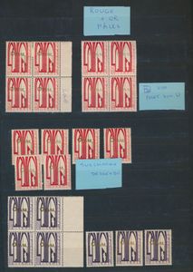 N° 258/66 Samenstelling waarbij curiositeiten, randinscripties, mouwstrepen, overwegend **, zm/m