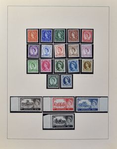 1902/1976, Verzameling in 2 Safe albums tot 1955 meest gestempeld, daarna bijna alles postfris, zm/ntz