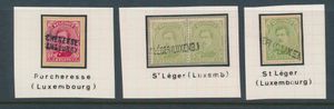 N° 137, with name stamp 