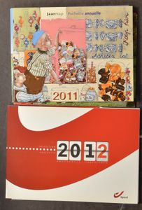 Jaarmappen 1986/2012, zm (Frankeerwaarde: +€1.600)