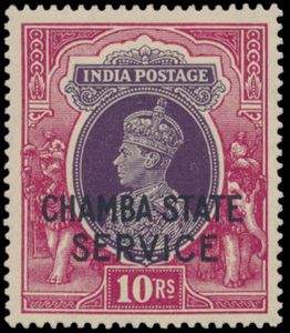 États de la Convention indienne Chamba : N° 066/071 