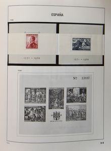 Ca. 1950/2002 Verzameling in 8 albums, met veel postfris, zm/m