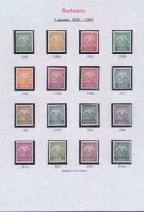 N° 248/64, 271/82, 285/88 en strafport D 3/6, zm (S.G. £146)