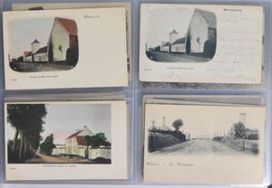 Waterloo en Napoleon, alle klein formaat kaarten, in 3 moderne klasseurs (306 stuks)