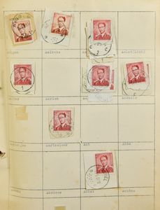 Stempelstudie op n° 925/1028 op oude bladen, zm/m