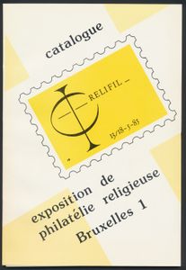 Relifil tentoonstellingscatalogus (7 dubbels) met telkens zwart wit velletje 