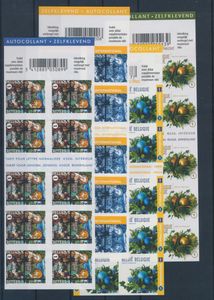 1997/2009 Christmas, imperforate blocks of four and booklets, interesting item!, vf (OBP €755)