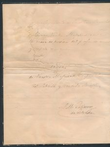 1866 Brief geschreven door J.M. Gutiérrez de Estrada, (17 october 1800 - 17 may 1867), was een Mexicaans conservatieve diplomaat, minister en senator, vertaling (Frans) aanwezig, zeer leuk historisch document, dd. 22 september 1866, heeft wat geleden, zm/m
