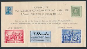 N° 697/98 on special commemorative sheet for the benefit of the war victims of Lier, vf