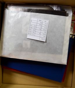 1960/2023 Mengeling in insteekboeken, kaarten, Bpost doosjes, zm (Frankeerwaarde: €1.959)