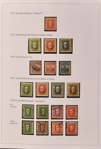 1918/1992 Verzameling op losse bladen met o.a. veel blokken en velletjes **, zm/ntz