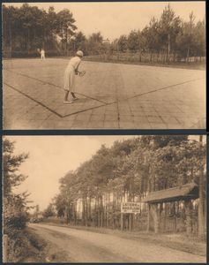 Keerbergen, mooie zichten, uit carnet, met o.a. tennis (9 stuks)