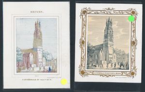 Bruges, very fine tourist cards, all different (12 items)