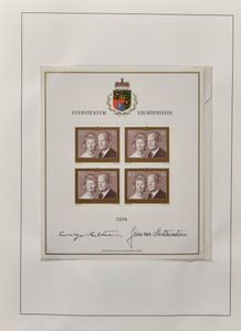 Divers articles dans des albums et des classeurs, avec notamment beaucoup de Liechtenstein (principalement neuf), Luxembourg, Saint-Marin (8 albums), tb/b