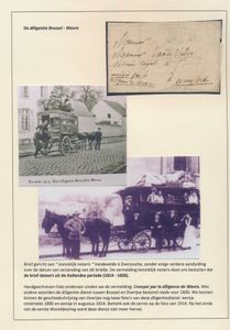 1814/1830 Voorlopers Overijse, met drie bodenbrieven, met diligentie, private bodediensten en bodebrief met pakje (niet via het Tassis netwerk), zeer mooie geïllustreerd, zm