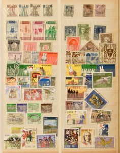 9 classeurs, dont Grèce et Néerlandais neuf + collection France oblitérée (1849/1970), tb/b/à voir