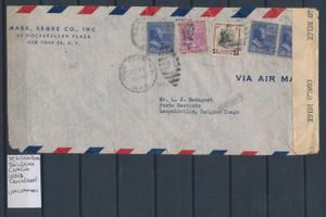 1943 Letter franked at 