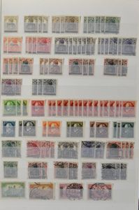 1920/1958 Verzameling Saar vanaf 1920 w.o. Volkshilfe * en Zones in insteekboek, zm/m
