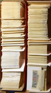 Divers pays et périodes, stock de 1 000 timbres, classés dans des pochettes en papier cristal, tb/b/à voir.