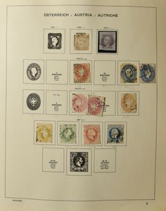 Vanaf begin tot 2000 in oud Schaubek album, zm/m/ntz