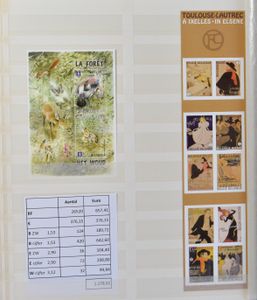 1970/2011 Verzameling in 4 insteekboeken, inclusief blokken en boekjes, zm (Frankeerwaarde: €2.278)