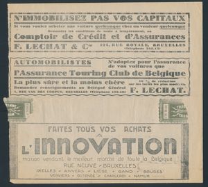 1930/1932, Mooie samenstelling 'Telegrammen' 150 stuks, met op achterzijde diverse reclame, w.o. Innovation, Flectrolux, Touring Club, Sihi, zm/m.