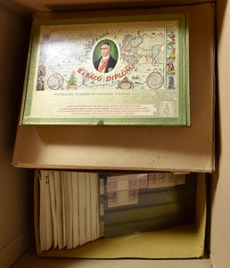 Samenstelling boekjes, doosjes, op kaartjes, mooi uitzoekmateriaal, catalogi, zm/m/ntz