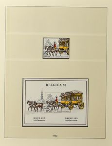 1965/1986 (2x) in 4 Lindner albums, 2 verzamelingen, zm