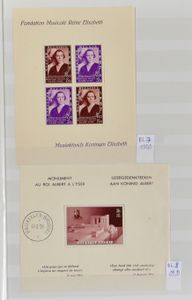 1893/1962 Verzameling in insteekboek, waarbij volledige reeksen en betere waarden, zm/m