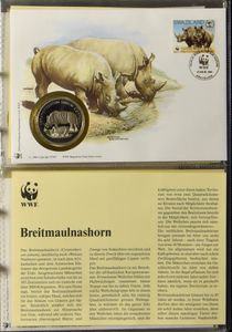 Album with 20 mint letters (1987/92), vf