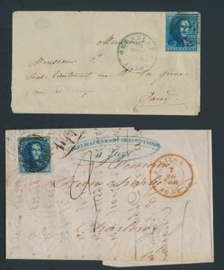 1849/1916 Verzameling klassiek, vanaf N° 2 tot 48, 26 ex., met enkele betere stukken, zm/m/ntz